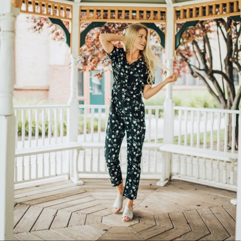Citrus and Lemon Maddie Jumpsuit
